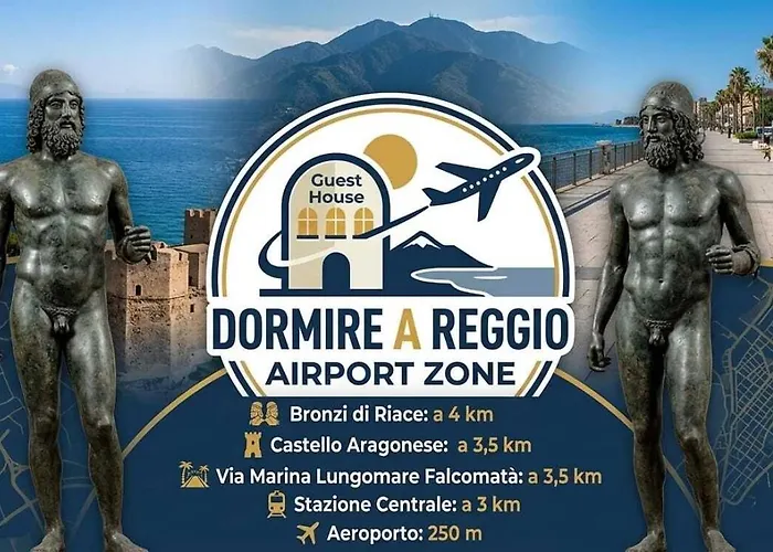 Dormire A Reggio Zona Aeroporto Alojamento de Acomodação e Pequeno-almoço